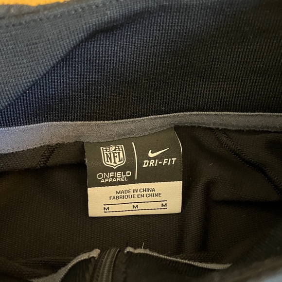 Nike NFL 🏈 Carolina Panthers Coach Half-Zip Pullover Dri-Fit Medium - Picture 8 of 10